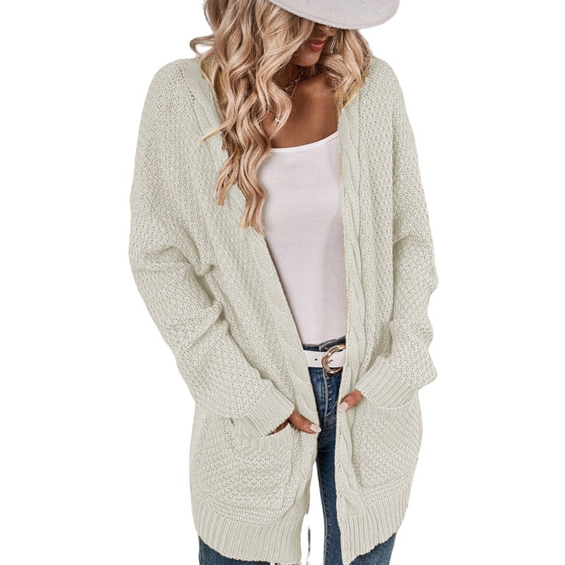 Beautiful Popular Glamorous Women's Twisted Rope Women's Sweater