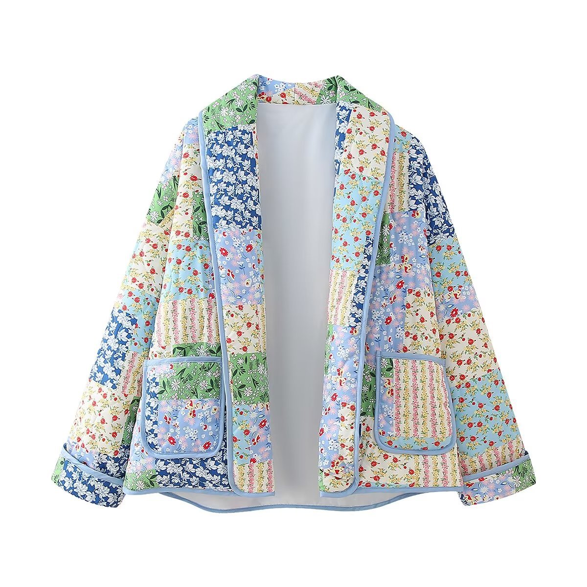 Women's Charming Street Fashion Casual Printed Coats
