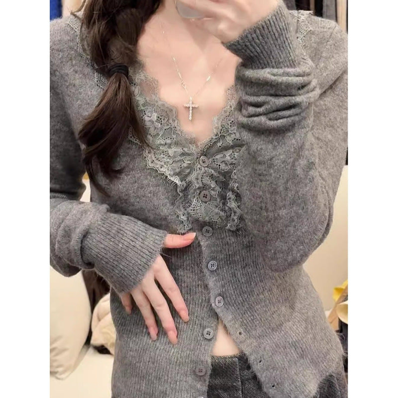 Popular Women's Long Sleeve Knitted Spring Sweater
