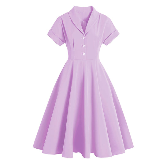 Performance Dress Hepburn Style Large Swing Dresses