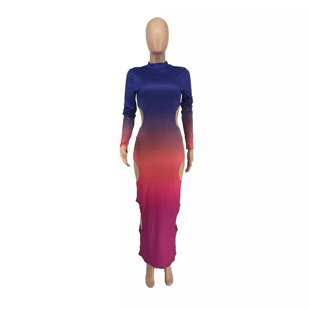 Pretty Women's Sexy Casual Long Sleeve Dress