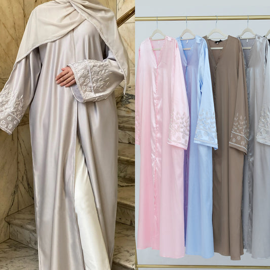 Daily Solid Color Handmade Beading Dress Dresses