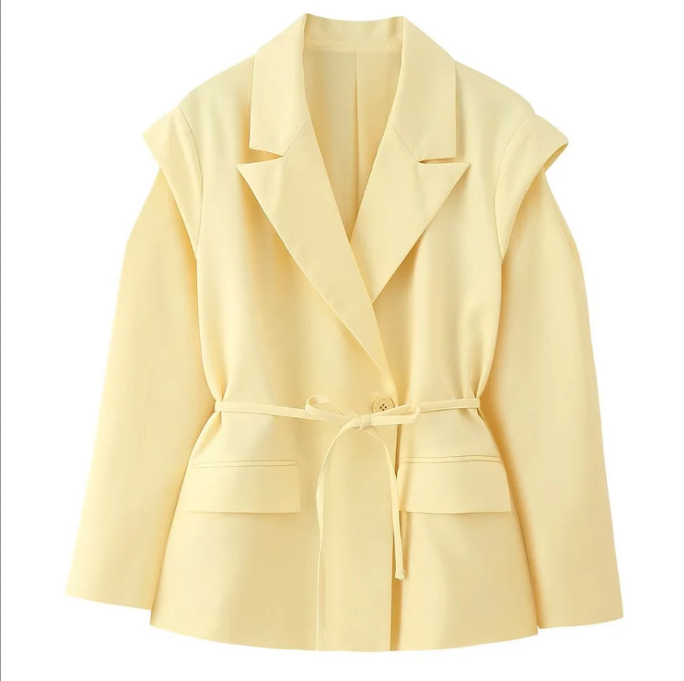 Women's Comfortable Cool Graceful Wide Shoulder Coats