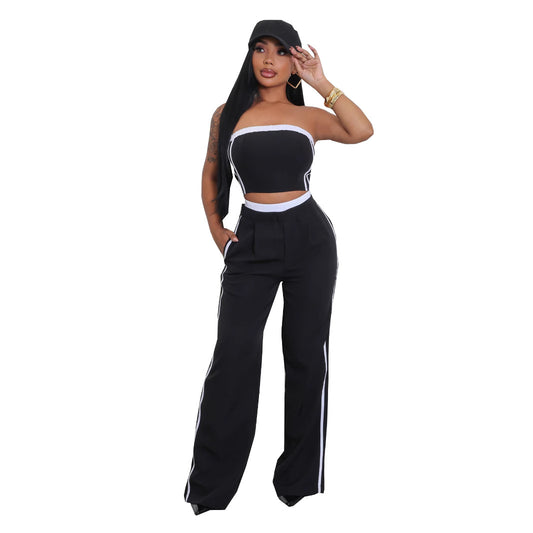 Women's Fashion Wear Sexy Tube With Wide Suits