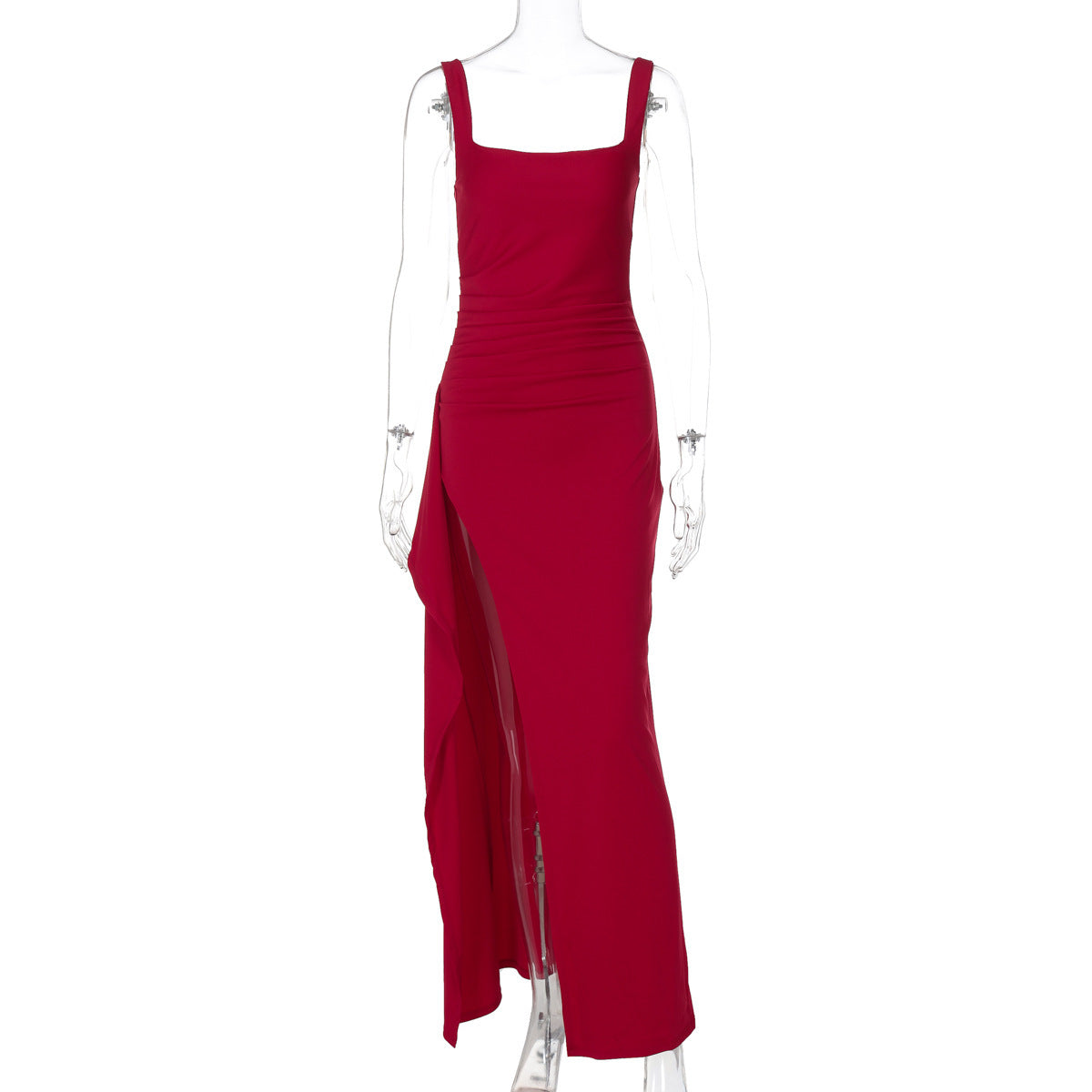Women's Summer Fashion Sexy Strap Backless High Dress