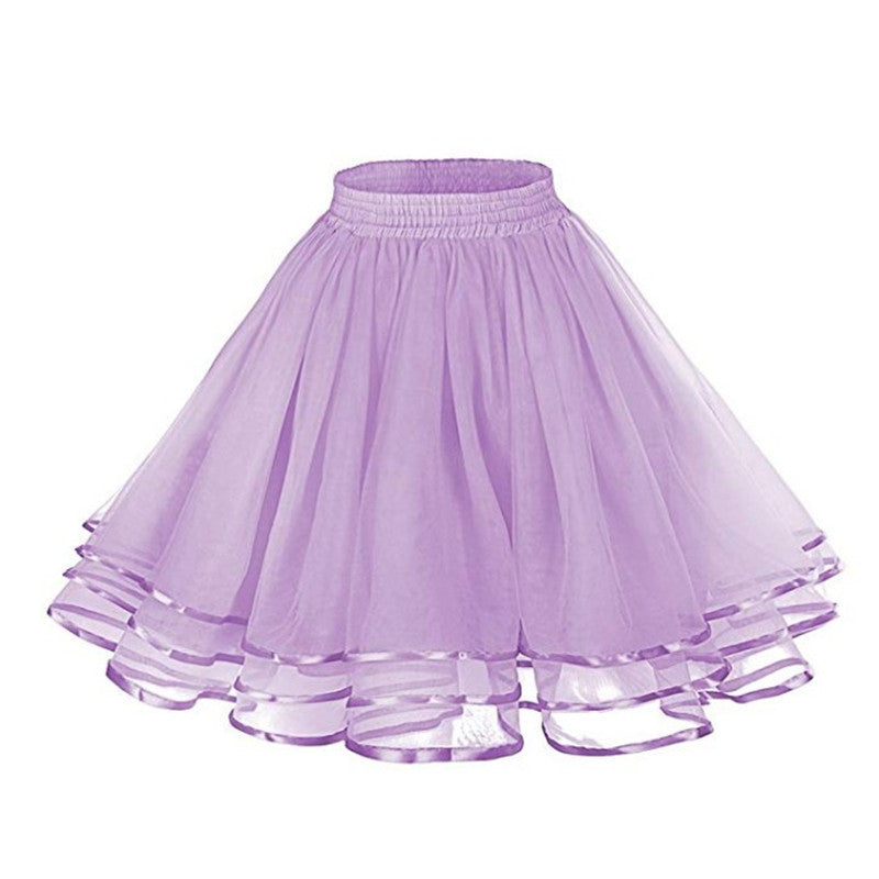 Crinoline Boneless Soft Veil Daily Ribbon Skirts