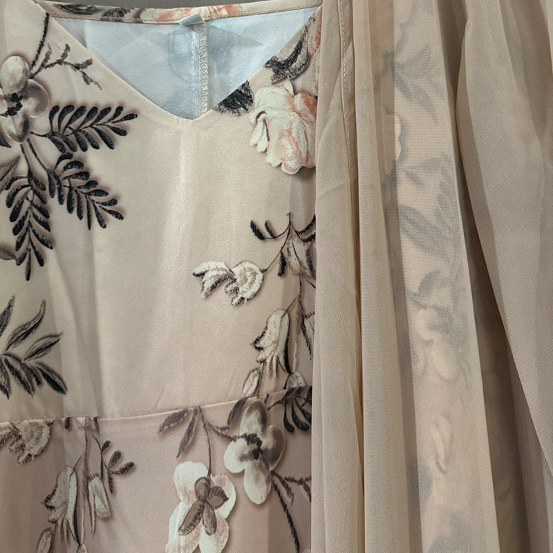 Mother's Elegant Graceful Dress Embroidery Craft Dresses