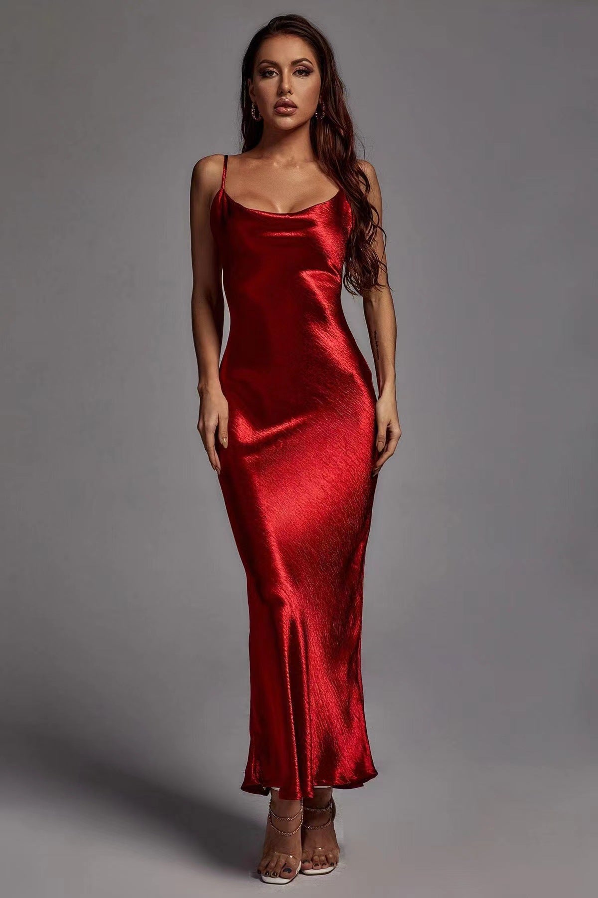 Women's Exposed Back Sexy Dress Slim Fit Dresses