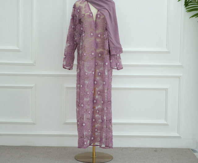 Classic Popular Stylish Three-dimensional Flower Beaded Dresses