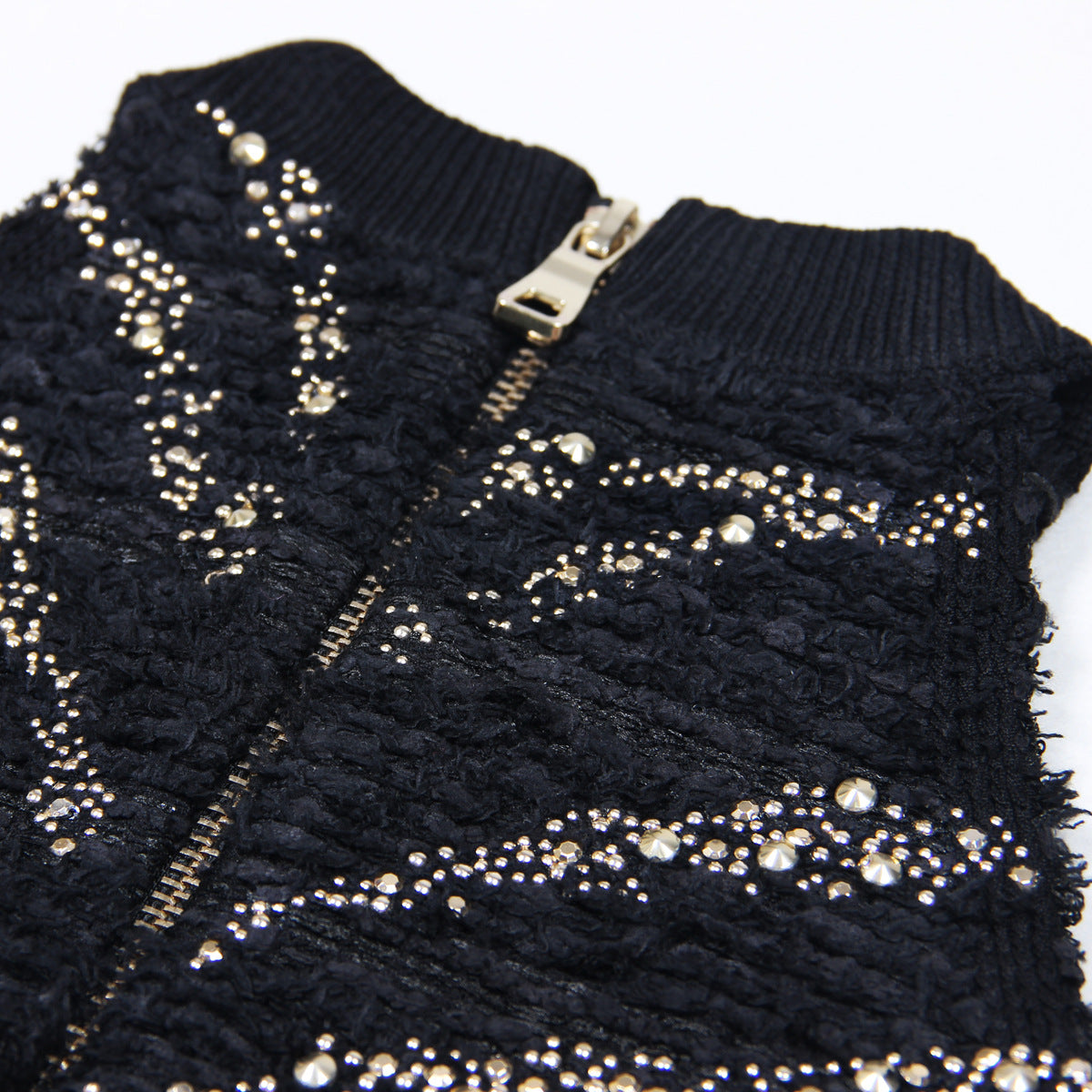 Summer Rhinestone Black Temperament Commute High Suits