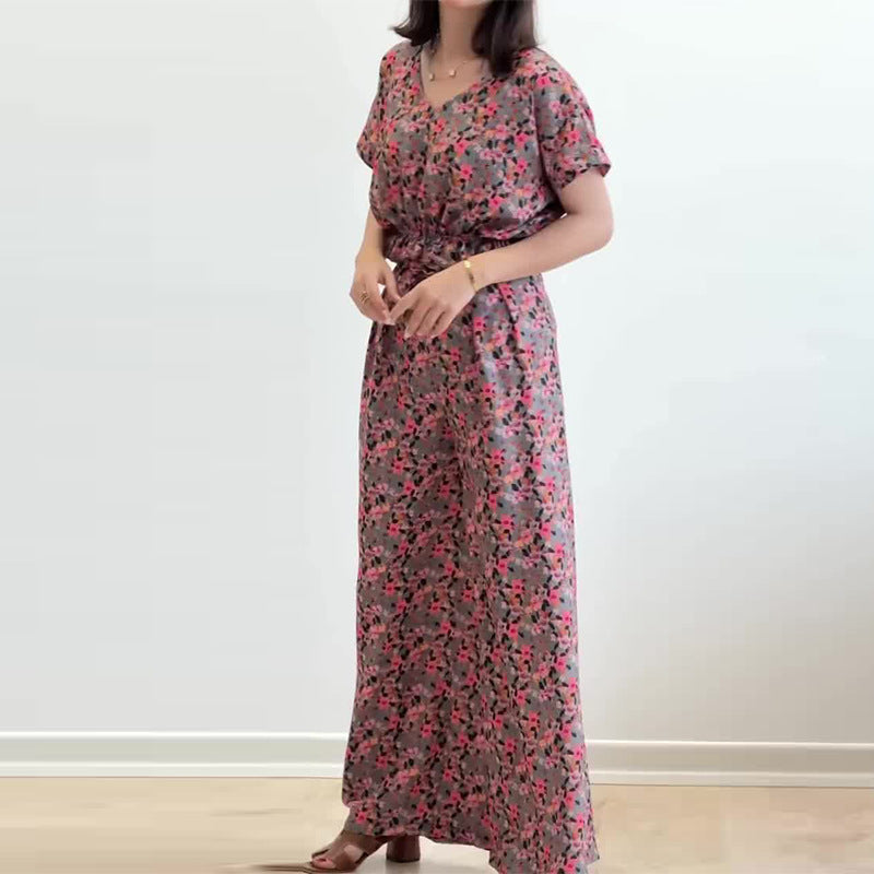 Women's Summer Casual Floral Slimming Two-piece Suits