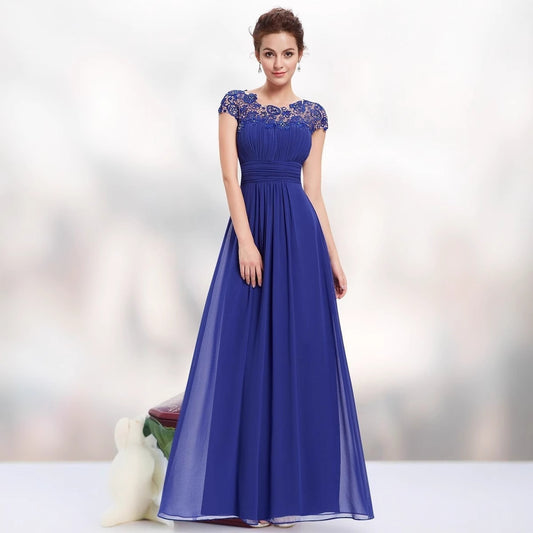 Women's Classic Classy Lace Dress Bridesmaid Wedding Dresses