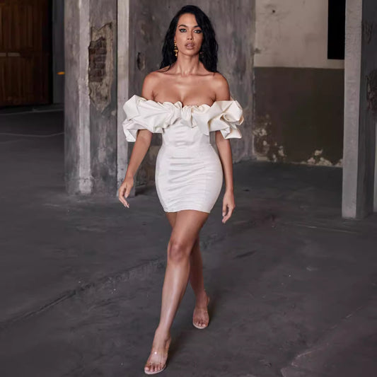 Stylish Pure Color Slim Fit Dress Dresses