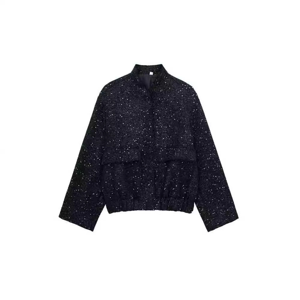 Women's Garden Collar Pockets With Hidden Buttons Coats