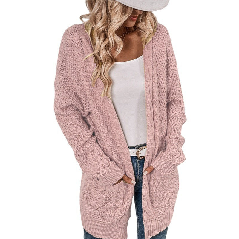 Beautiful Popular Glamorous Women's Twisted Rope Women's Sweater