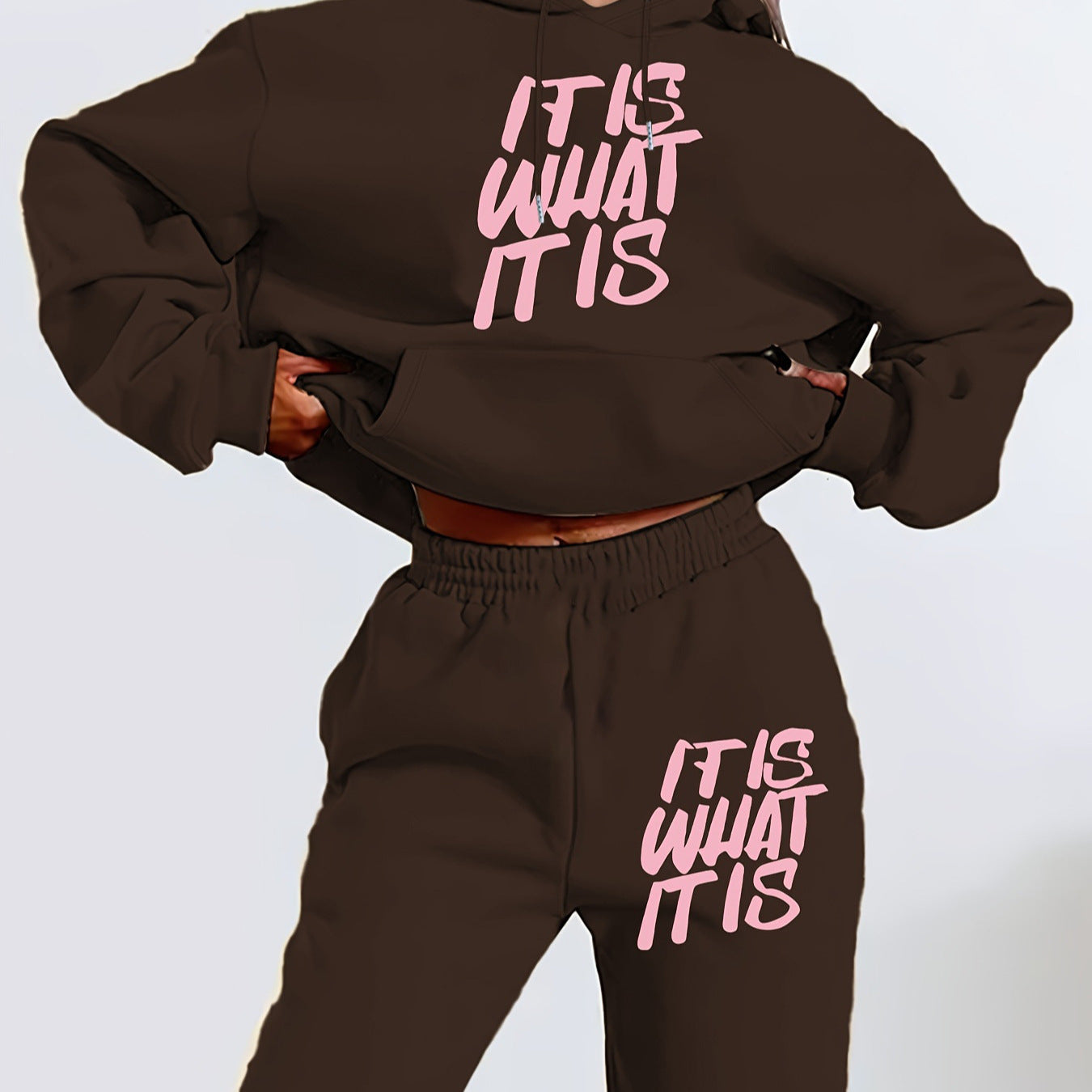 Women's Letter Printed Simple Autumn Long Sleeve Suits