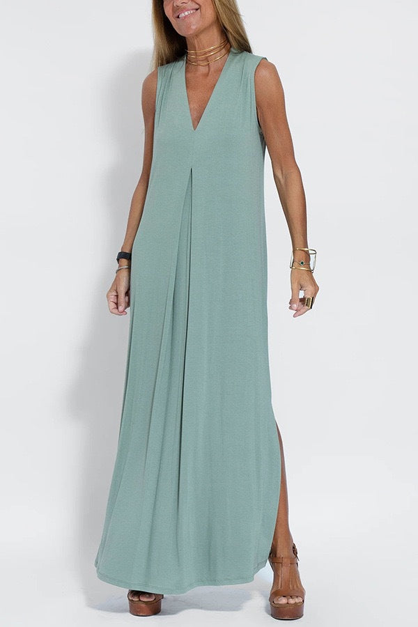 Women's Solid Color Pullover Dress Set Dresses