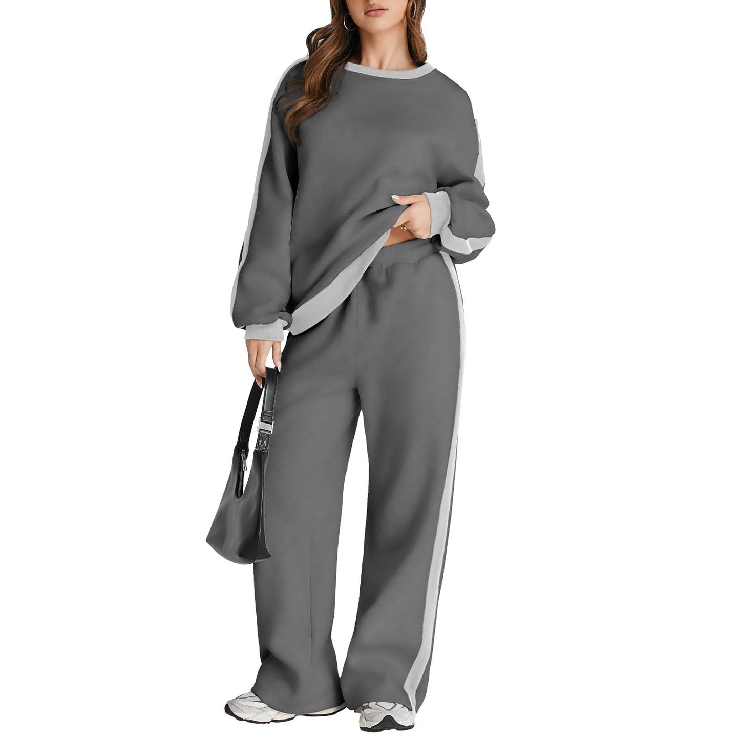 Leisure Simple Graceful Color Matching Long Suits