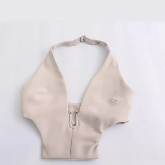 Women's Sexy Slimming Hanging Collar Backless Long Clothing