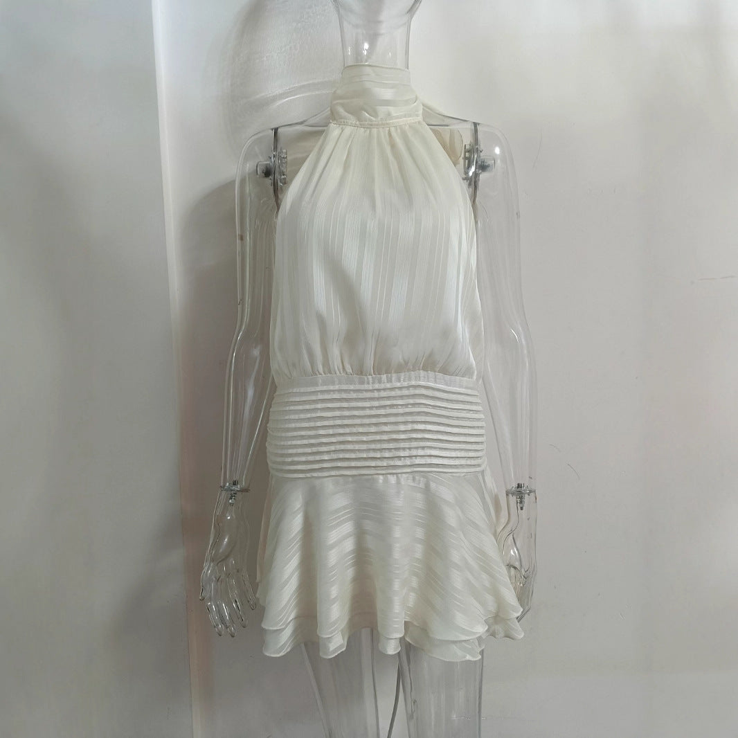 Halter Dress Summer French Style Gentle Dresses