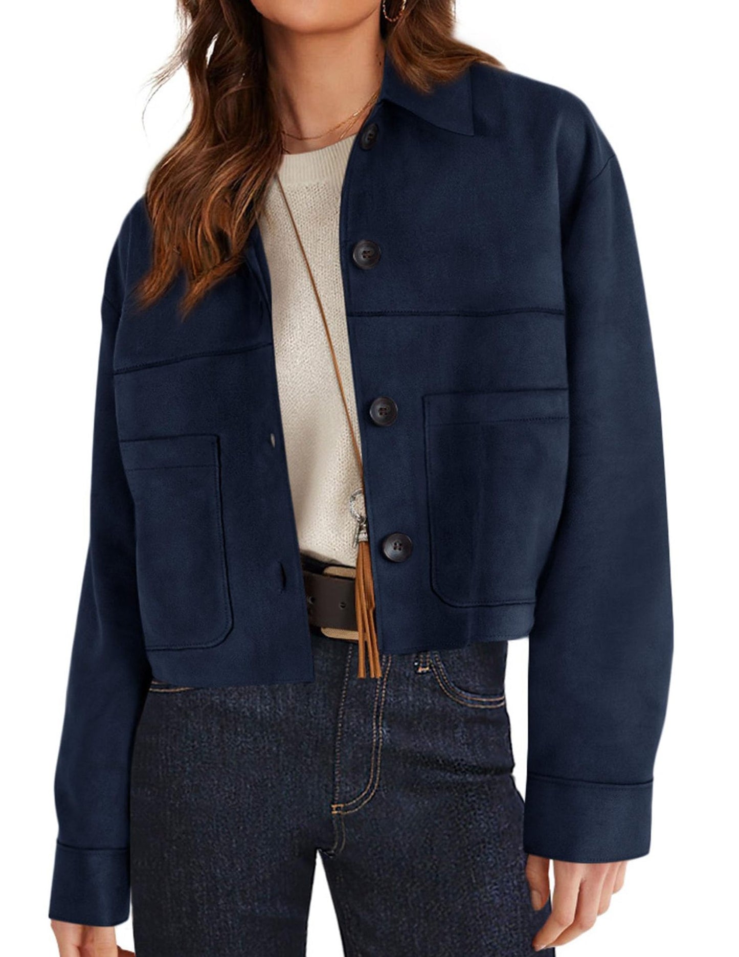 Women's Winter Suede Casual Lightweight Autumn Fashion Coats