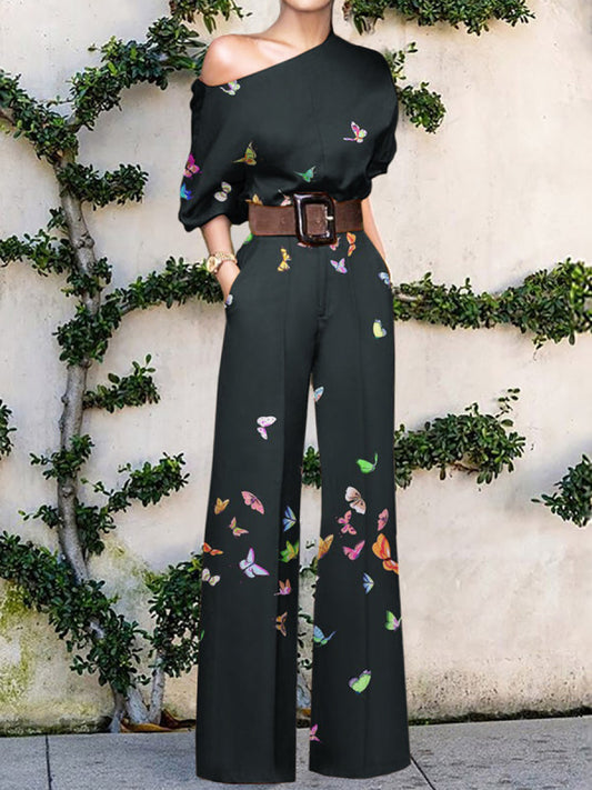 Women's Holiday Casual High Waist For Without Jumpsuits