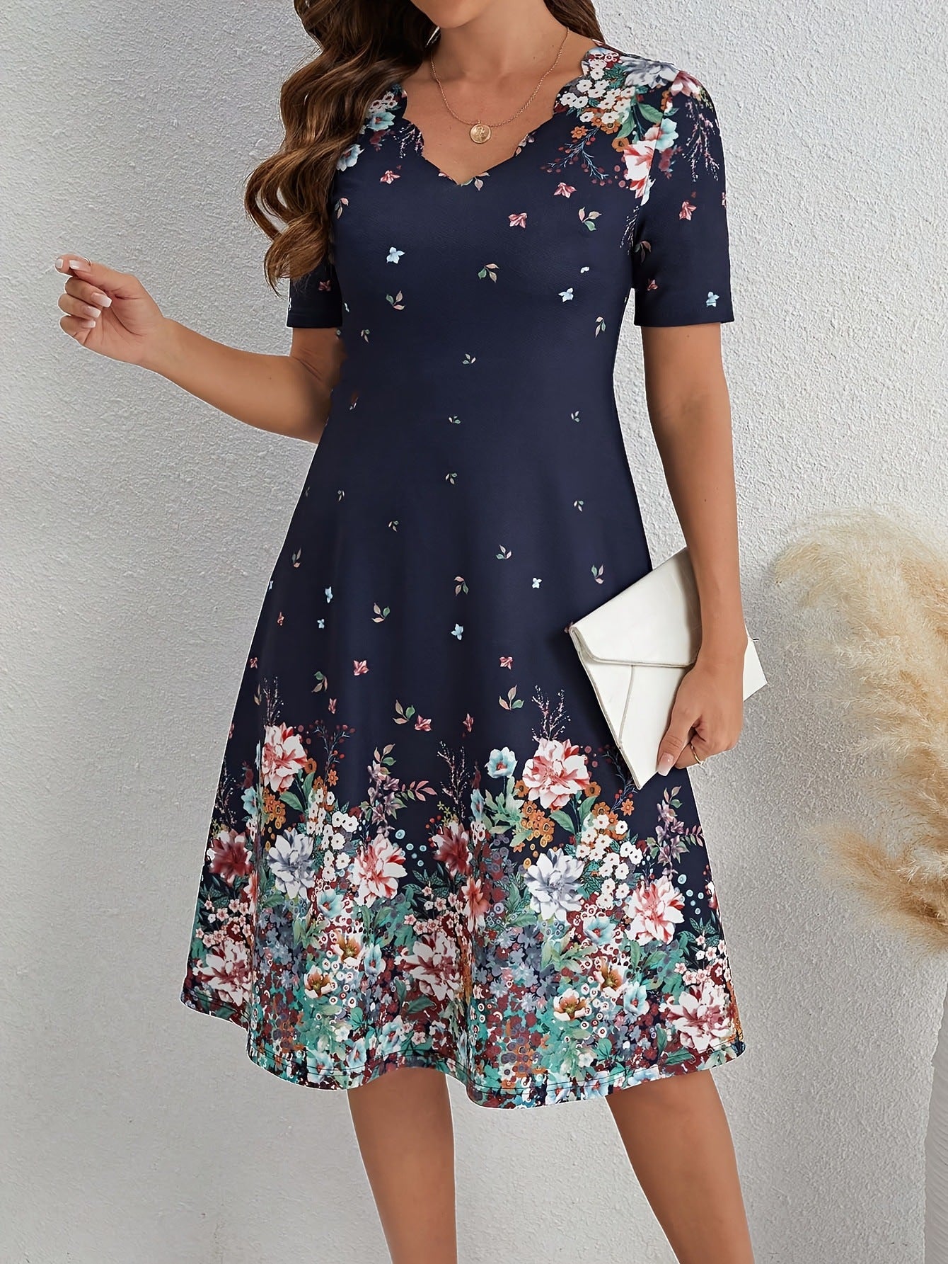 Classy Women's Summer Printed For Woman Dress