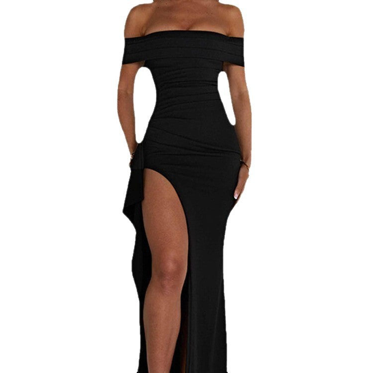 Women's Summer Elegant Party Split Fashion Sexy Dress