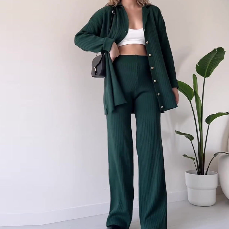 Autumn Solid Color Design Button Fashion Suits