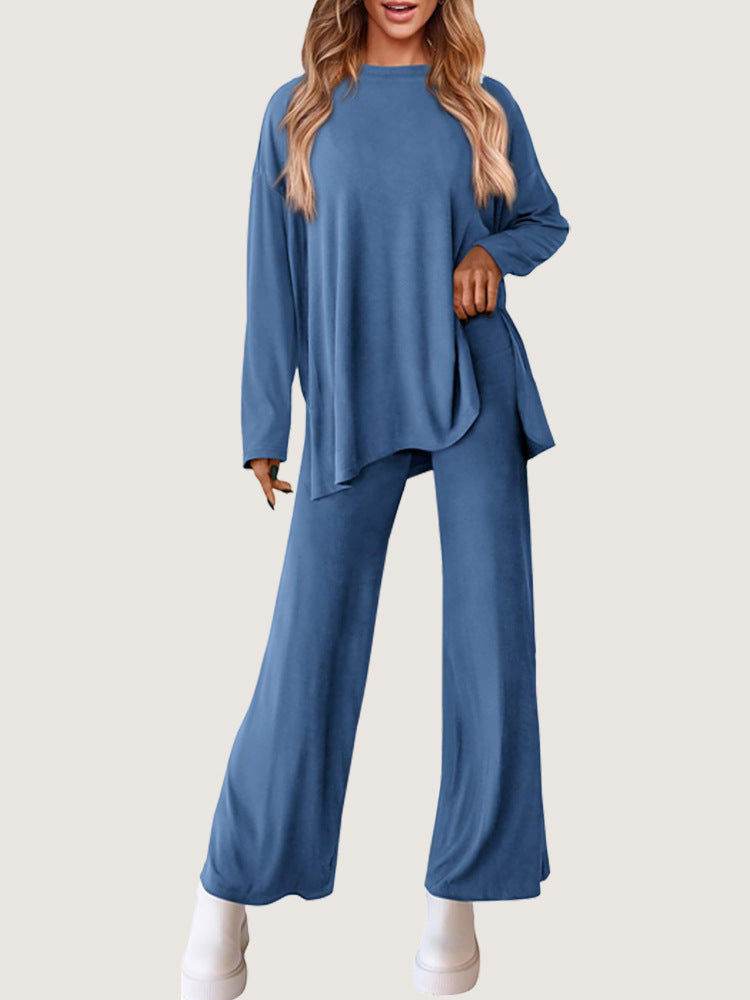 Women's Solid Color Pajamas Loose Slimming Home Fashion Casual Suit
