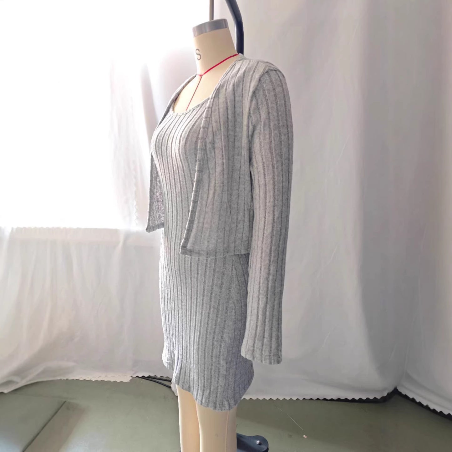 Women's Sling Skinny Hip With Long Sleeve Coats