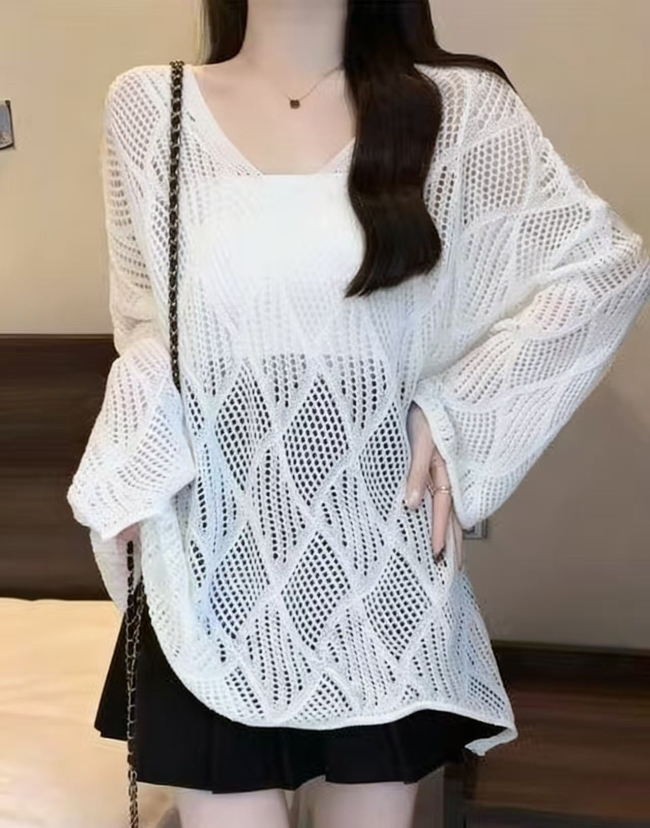 Women's Idle Style Design Loose Sun Protection Sweaters