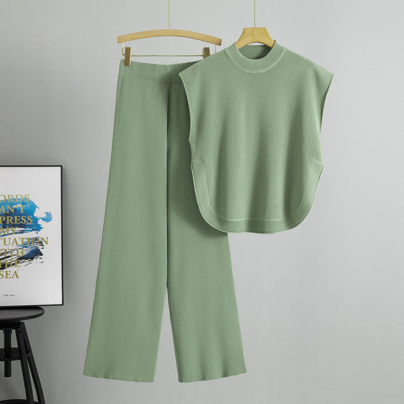 Women's Set Summer Elegance Sleeveless Trousers Two-piece Fashion Casual Suit