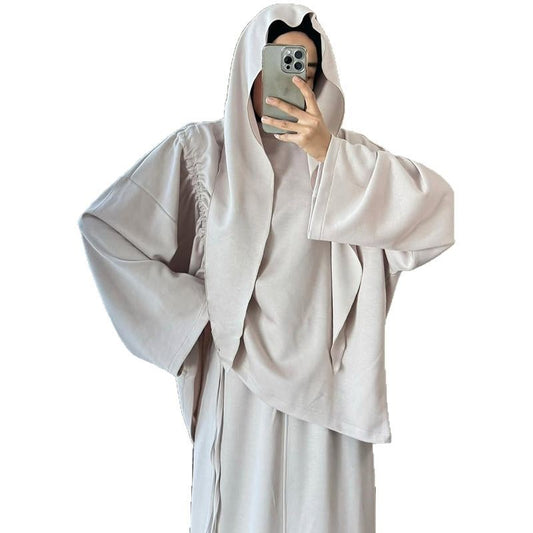 Women's Spring Solid Color Long Sleeve Peplum Suits