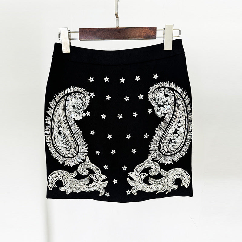 Glamorous Stylish Casual Unique Bead Sequins Skirts