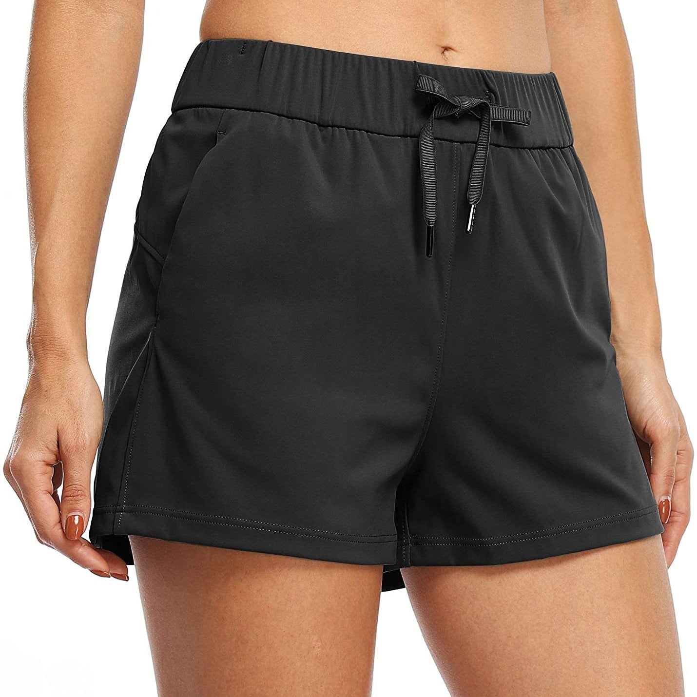 Women's Sports Loose Breathable Lace Up Yoga Shorts