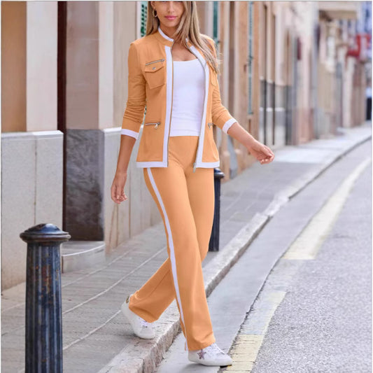 Women's Creative Fashion Casual Multicolor Set Clothing