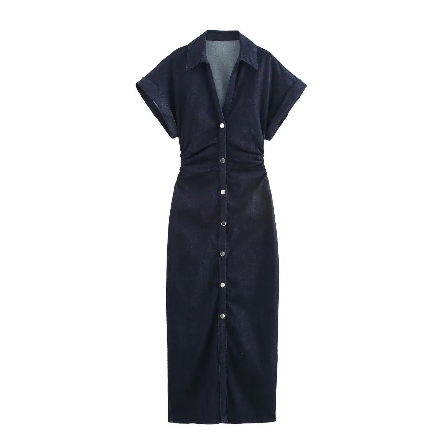 Z Summer Midi Slim Denim Dress Dresses