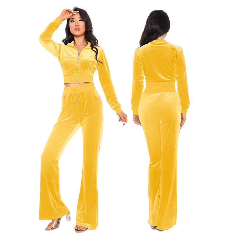 Women's Autumn Casual Fashion Veet Slim Fit Suits