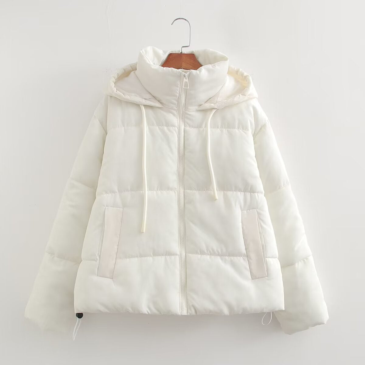 Women's Winter Simple Warm Thickened Hooded Cotton Coats