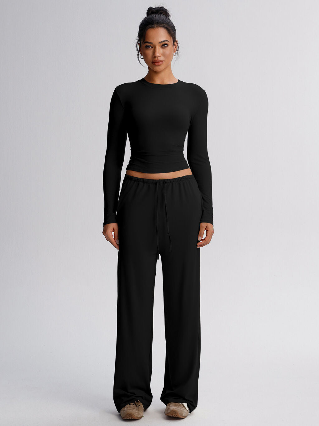 Women's Hip Hop Jazz Dance Loose Simple Solid Fashion Casual Suit