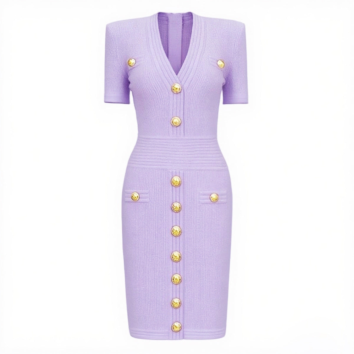 Women's Lengthened Summer Fashionable Knitted Slim Fit Dresses