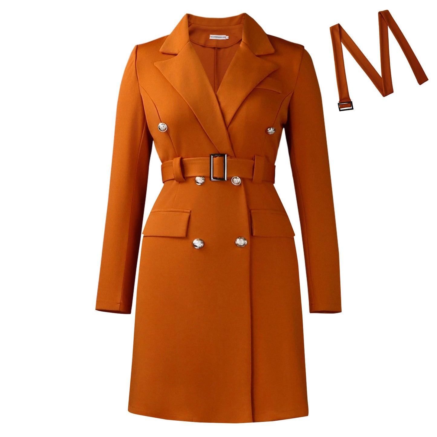 Long Sleeve Narrow Commuter Double Breasted Suits
