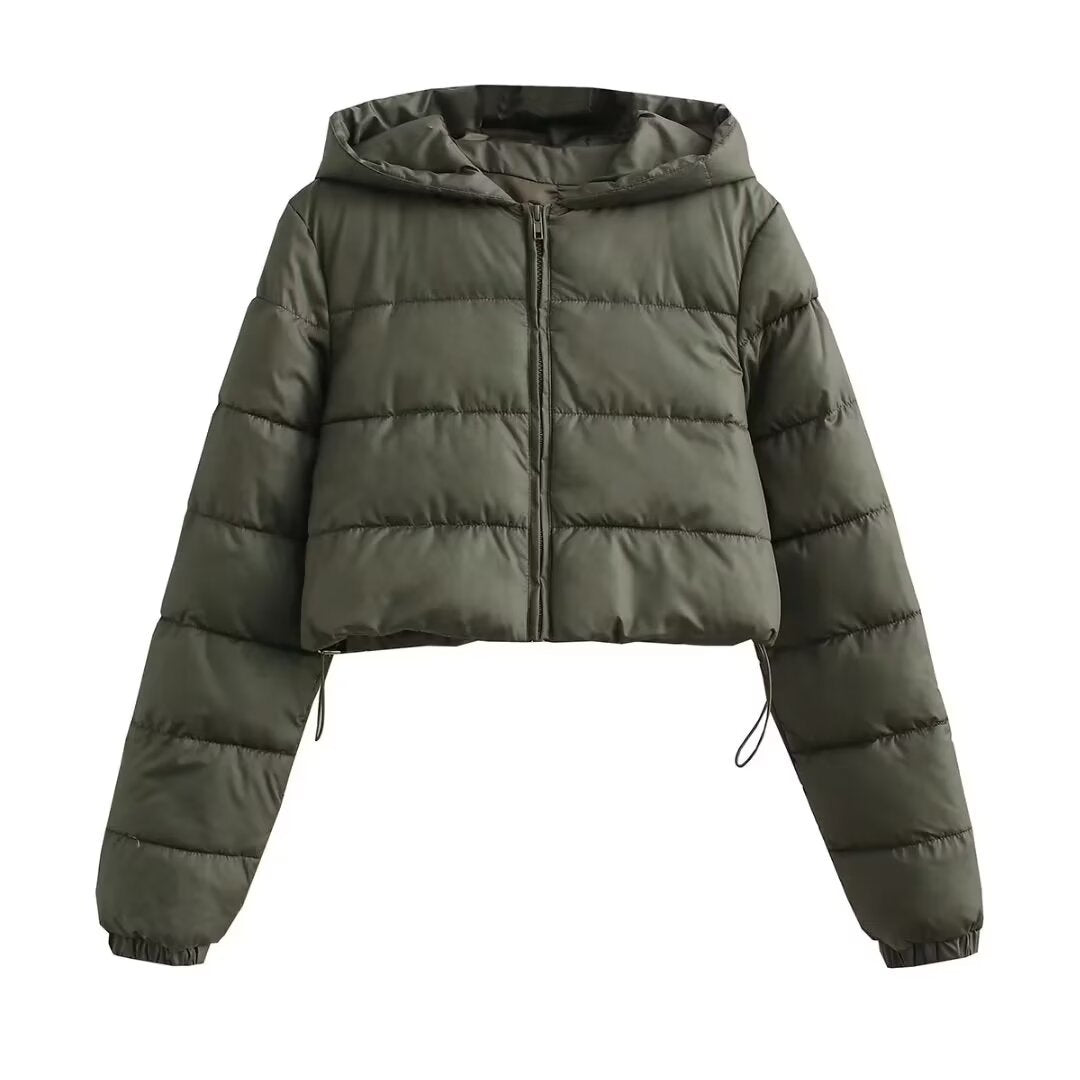 Women's Versatile Urban Casual Hooded Cotton Coats
