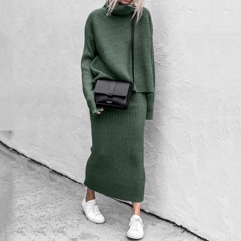 Women's Autumn Casual Loose Fashion Long Two-piece Suits