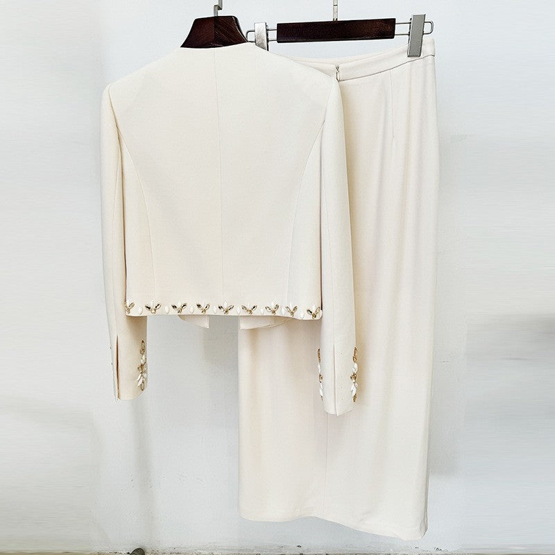 Durable Fashion Bead Split Two-piece Set Suits